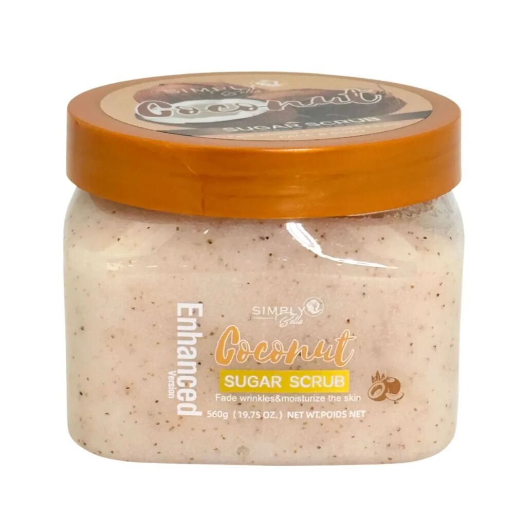 Simply Bella Coconut Sugar Scrub Enhanced Version 19.75 oz Sealed Package